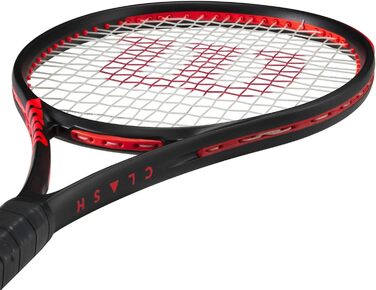 Тенісна ракетка Wilson Clash Team 103 V3 4-1/8&39 (1) чорна