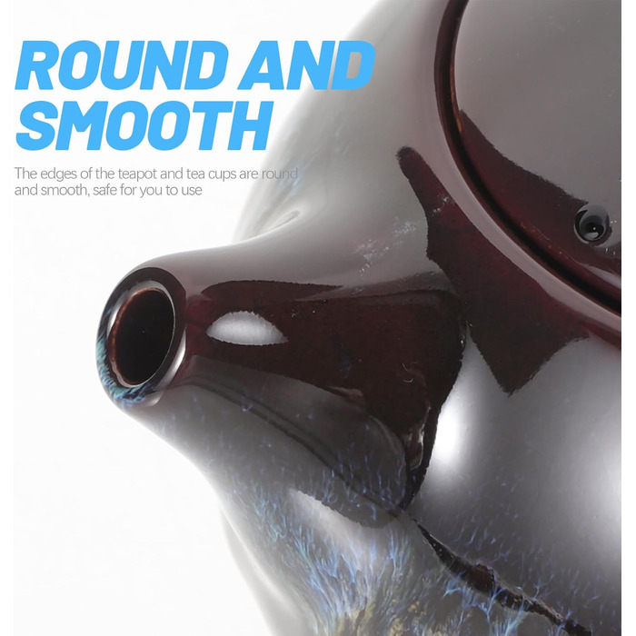 Набір для чаювання, керамічний, портативний, високої якості, в різних кольорах, для офісу та дому