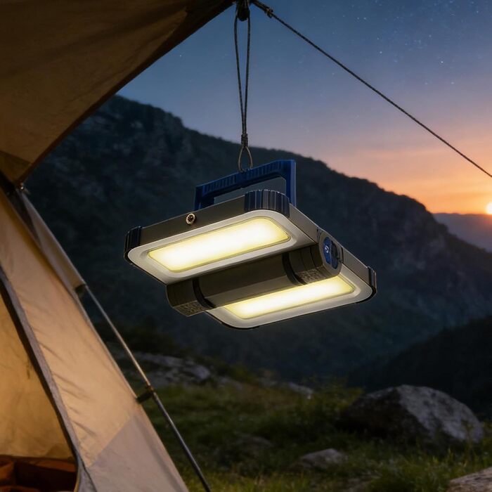 Світлодіодні кемпінгові ліхтарі, водонепроникні, акумуляторні, магнітні, на сонячній енергії, зовнішні кемпінгові ліхтарі з яскравим світлодіодом, портативне освітлення для походів, кемпінговий ліхтар, акумуляторний, яскравий