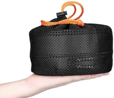 Набір похідного посуду JZK для кемпінгу на 2-3 особи складаний каструльний набір, каструля з ручкою, сковорода, чайник, алюмінієвий, для пікніків, кемпінгу та походів