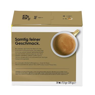 Кавові капсули NESCAF DOLCE GUSTO DALLMAYR Crema d&39Oro, 3 шт. (3 x 30 капсул) 225 г (3 шт.)