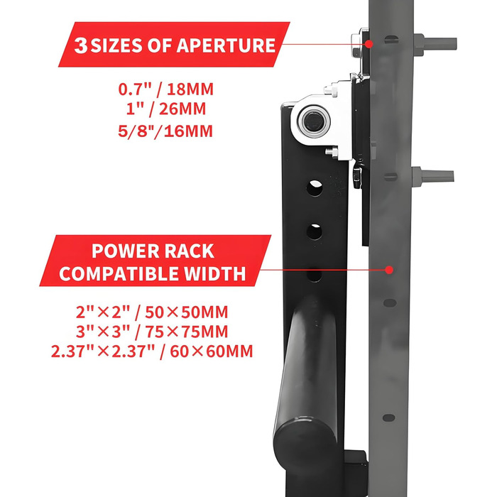 Тренажер для розгинання та згинання ніг для силової рами, насадка для розгинання ніг для домашнього тренажерного залу, насадка для згинання ніг для тренажерів, отвір 26 мм