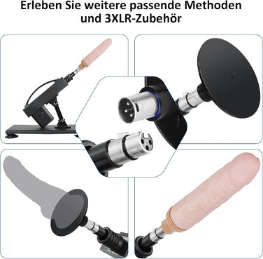 Автоматична секс-машина HIMOOX, з фалоімітатором та присоском, регульована