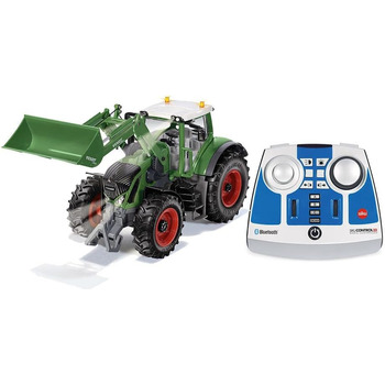 Трактор Fendt 933 Vario з фронтальним навантажувачем, зелений, метал/пластик, 132, на дистанційному управлінні, вкл. пульт дистанційного керування Bluetooth та аксесуари, можливе управління через додаток З пультом дистанційного керування Одиночний, 6793
