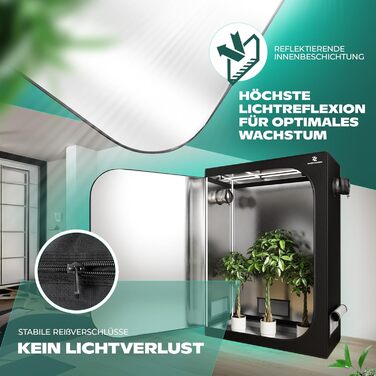 Для вирощування кімнатних рослин, світло та водонепроникний намет для вирощування, 120x60x180