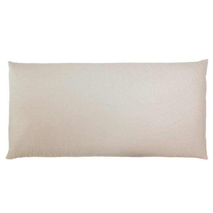 Подушка GIRAFFENLAND з органічного лушпиння спельти 40x80 см, органічний перкаль органічний наповнювач додаткова внутрішня подушка Нефарбована та невибілена Подушка для сну, подушка для голови 40x80 см плюс