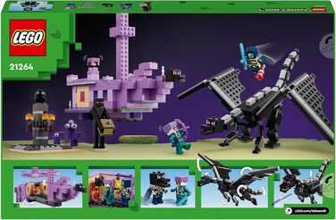 Дракон Ендер і корабель кінця, іграшка-екшн і набір дослідників, набір конструкторів відеоігор, набір пригод, подарунок для хлопчи