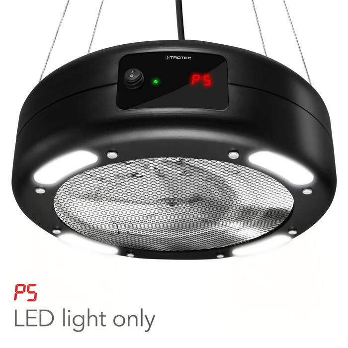 Обігрівач інфрачервоний Trotec IR 1550 SC 1500W + LED Black (1410003812)