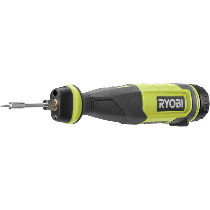 Акумуляторний паяльник RYOBI 4 В USB-LITHIUM RSI4-120G, вкл. 1 x 4 В 2,0 Ач акумулятор та зарядний кабель USB-C