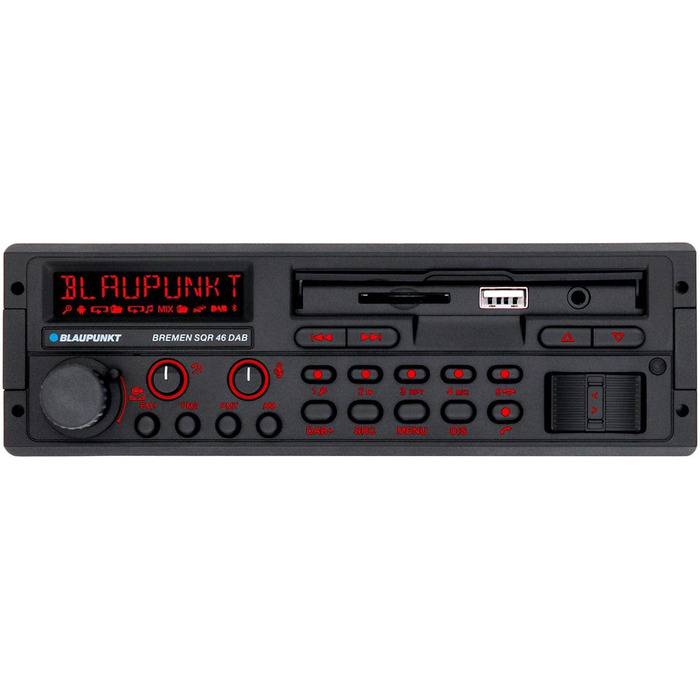 Автомагнітола Blaupunkt Bremen SQR 46 DAB SD MP3 USB Bluetooth DAB для Audi A4 (B6, 00-04) - ISO