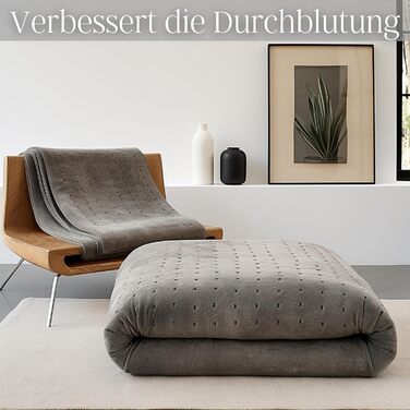 Електрична ковдра з підігрівом Steinborg з автоматичним вимиканням 150 x 80 см Таймер на 6 годин Можна прати в пральній машині при 30C 6 налаштувань температури Дистанційне керування Ковдра з підігрівом Підковдра з підігрівом Ковдра з підігрівом