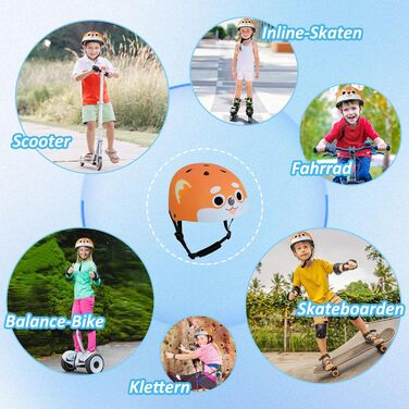 Дитячий шолом GIYIM 3 роки - Симпатичний дитячий шолом з мультяшним малюнком з регулюванням розміру, дитячий велосипедний шолом з