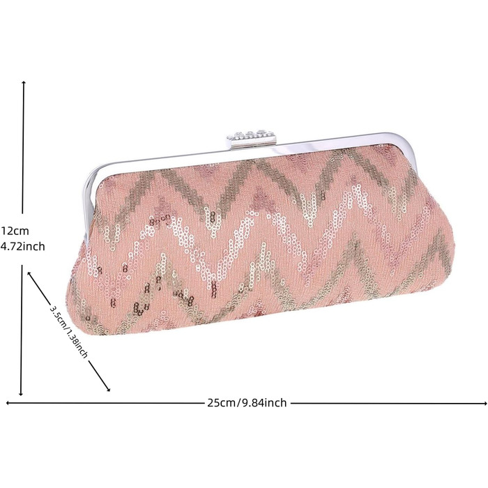 Вечірня сумочка, плісе, сіра, СІРИЙ