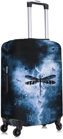 Чохол для валізи Чорна Стріха, міцний захист для багажу, підходить для валіз розміром 45.7-81.3 см, малий, Чорний