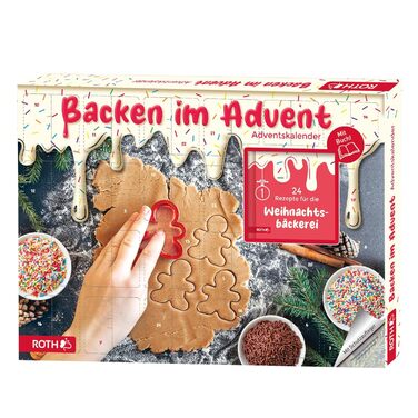 Адвент-календар формочками для печива та різними цукровими прикрасами ROTH