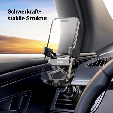 Автомобільний тримач для мобільного телефону 360 Поворотний тримач для мобільного телефону Автомобільна вентиляція з гравітаційною