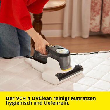 Пилосос для матраців KRCHER VCH 4 UVClean, глибоке очищення з UV-C світлом