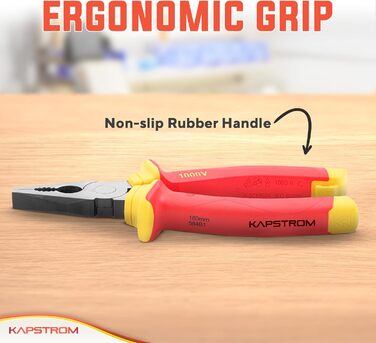 Набір електромонтажних пасатижів (3 шт.), професійні ізольовані, з сертифікацією VDE довгі, гострогубці та бічні кусачки