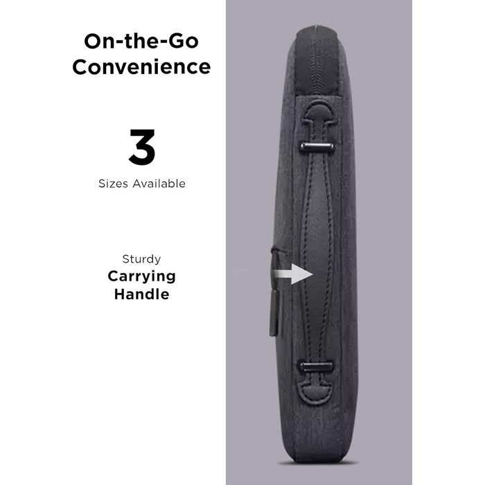 Сумка 14-дюймовий чохол для ноутбука Urban Sleeve (водовідштовхувальний), працює з Chromebook (WWCB), сірий, 14-дюймовий 14-дюймов