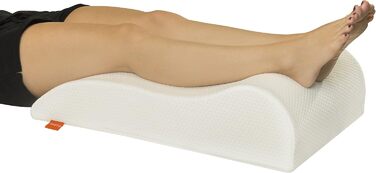 Подушка для підняття ніг sleepling, подушка для ніг, позиціонуюча подушка для дорослих, подушка для колін 40 x 68 x 16,5 см, 100 поліестер, можна прати при 60 градусах, стандарт Oeko-Tex 100, зроблено в ЄС 40 x 68 x 16,5 см поліестер