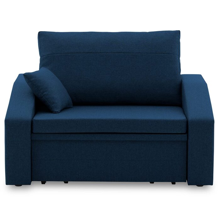 Крісло Sofini Vertico 90 - розкладне крісло з функцією сну - для вітальні, спальні або дитячої кімнати, крісло-ліжко (Malmo New 79)