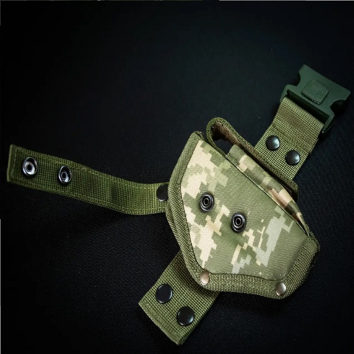 Кобура на стегно для ПМ кордура Kirasa піксель(Арт.KI281)