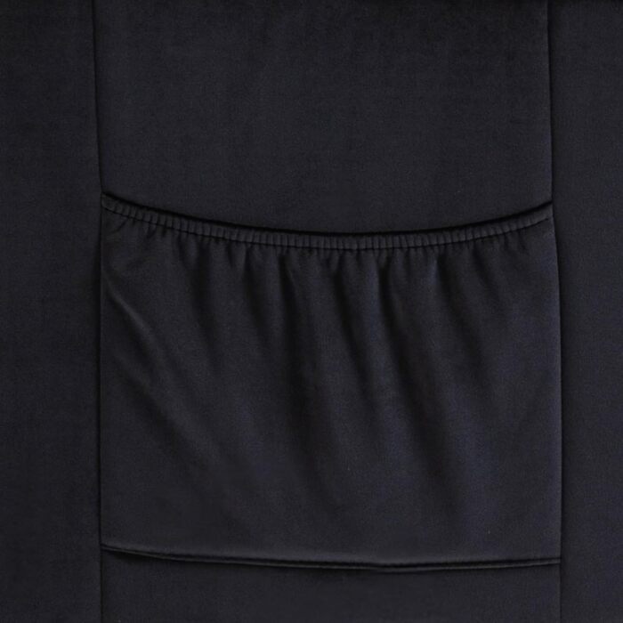 Ручне поворотне крісло-реклайнер для дорослих з регульованою спинкою та підставкою для ніг, крісло-шезлонг на 360 для вітальні, м&39яка тканина, ергономічне, чорний колір