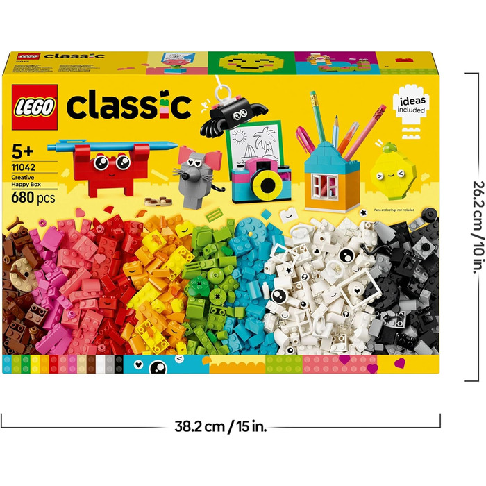 Конструктор LEGO Classic Креативна коробка для розваг, 680 деталей