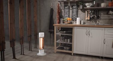 Інфрачервоний обігрівач - енергозберігаючий тепловентилятор - сертифікований TV/GS - миттєве тепло скрізь - променистий обігрівач