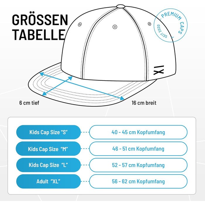 Кепка Snapback Casual Business New XL Темно-синя