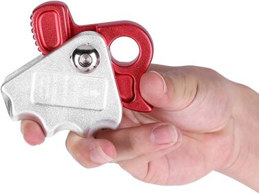 Захоплювач для скелелазіння Keenso, самоблокувальний пристрій для мотузки безпеки 15N для зовнішнього використання, захист від падіння, гальмо для мотузки для скелелазіння діаметром 9-12 мм