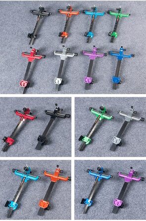 Приціл для рекурсивного лука SURWOLF 9 дюймів – карбонове кріплення, для правшів, червоний