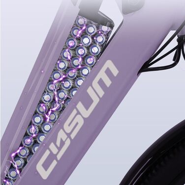 Електричний велосипед cysum X-City для дорослих, 26-дюймовий міський електричний велосипед для жінок та чоловіків, літієва батарея 48 В 10,4 Аг, двигун 250 Вт, міське перемикання 25 км/год Viola001