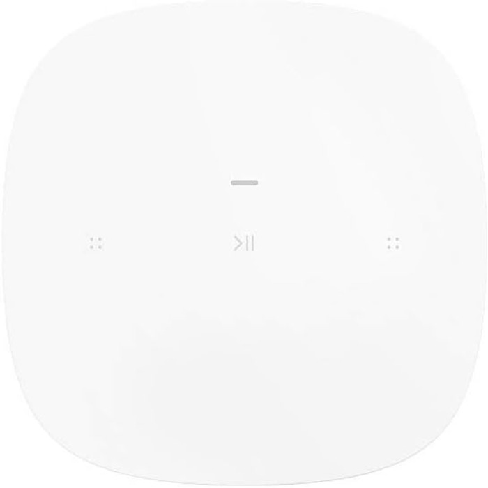 Білий - Універсальний розумний динамік (потужний динамік Wi-Fi з керуванням додатком і AirPlay 2 - багатокімнатний динамік для необмеженого потокового відтворення музики), без голосового керування