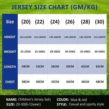 Комплект футбольної майки для дітей, домашня майка, футбольна майка для чоловіків та хлопчиків, тренувальна футбольна майка, футбольна футболка, шорти, шкарпетки та щитки для гомілок (24 B)