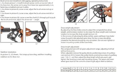 Набір складених луків SHARROW – мисливський лук 30–55 lb, регульований з стрілами, спортивний лук для дорослих, лівий/правий, синій