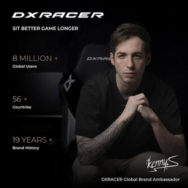 Оригінальне ігрове крісло, стілець для столу, офісне крісло, обертове крісло для ПК-геймерів, чорна шкіра PF24 PVC