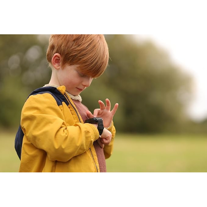 Дитячий телефон-годинник (із SIM-карткою) 4G, дзвінки, повідомлення, шкільний режим, функція SOS, GPS, камера, крокомір - вкл. безкоштовний 3-місячний контракт (ЧОРНИЙ)