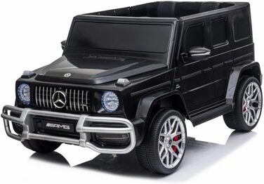 Дитячий електромобіль FINOOS Mercedes G63 AMG 2-місний, двомісний дитячий електромобіль з пультом дистанційного керування - шкірян
