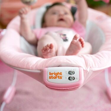 Яскраві старти, Disney Baby, Вінні-Пух-гойдалка з вібраціями, автоматичне вимкнення, мелодії, регулювання гучності, знімний підголівник і ігрова арка (Мінні Маус)