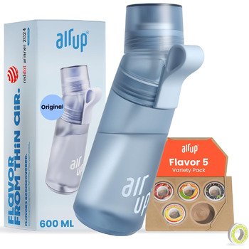 Повітряна пляшка Gen2 Starter Set Original, включаючи стручки з 5 смаками I пляшка для пиття 600 мл зі смаком, без цукру I можна м