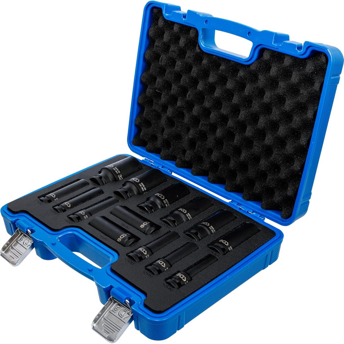 Набір головок торцевих з фіксатором Gear Lock 12,5 мм (1/2) SW 10 - 32 мм 14 предметів, 5209