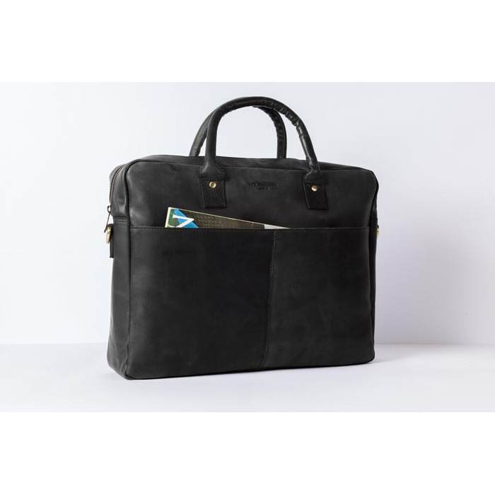 Сумка-портфель (M). Велика сумка ручної роботи, сумка для ноутбука і сумка через плече зі шкіри. Високоякісна чоловіча сумка з нат