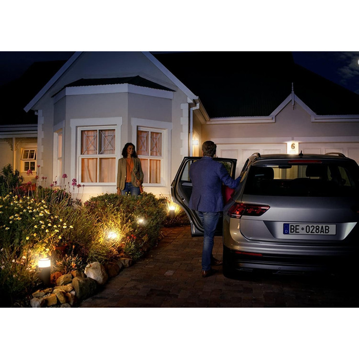Зовнішній світильник Philips Hue Calla (настінний/підлоговий), розширення, чорний