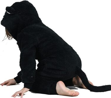 Кігурумі Кошеня Wunsy, суперм'який фліс, чорно-білий 5–6 років