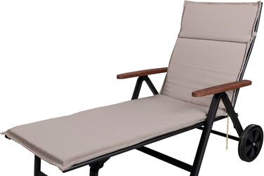 Шезлонг на колесах Sun Garden Esdo 50234-620 taupe190x62x4 см