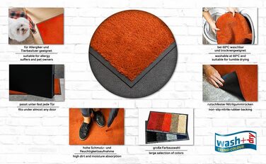 Килимок для дверей, лавандовий туман, 40x60 см, для використання всередині та зовні приміщень, можна прати, фіолетовий 40 x 60 см (прямокутний) Фіолетовий