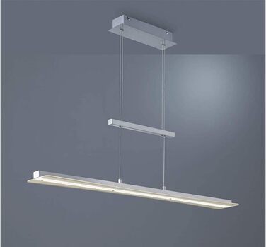 Стеля LED-підвіс Reality Leuchten Smash R32421107, матовий нікель, біле скло, 18 Вт