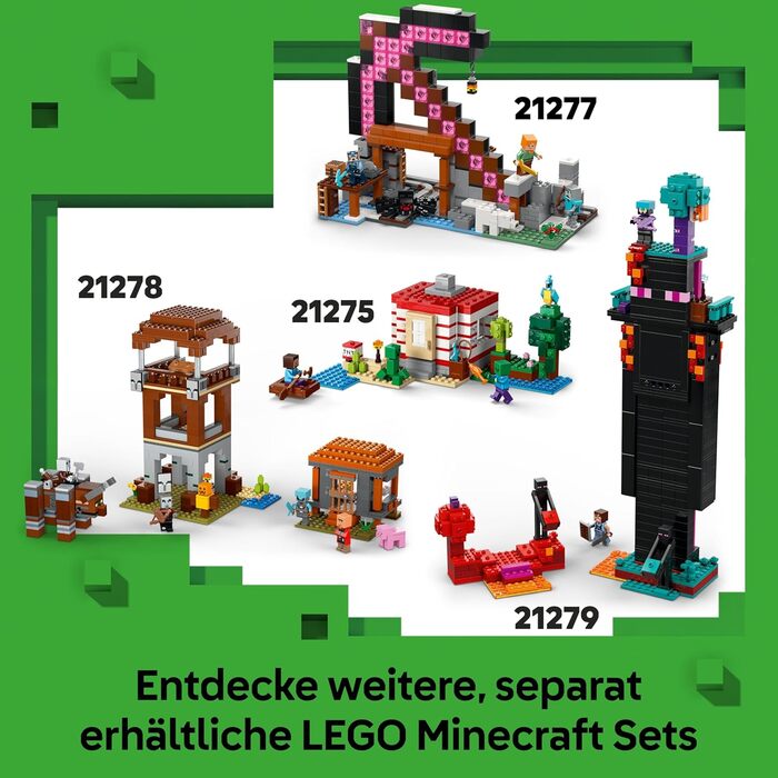 Конструктор LEGO Minecraft 21274, Зустріч з Варденом, 238 деталей