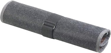 Килимок для ніг з підігрівом infactory килимок для підлоги з підігрівом, неткане полотно, 50x55 см, 60 C, 66 Вт (килимок для ніг з підігрівом, нагрівальні килимки, наматрацник) 50 x 55 см сірого кольору